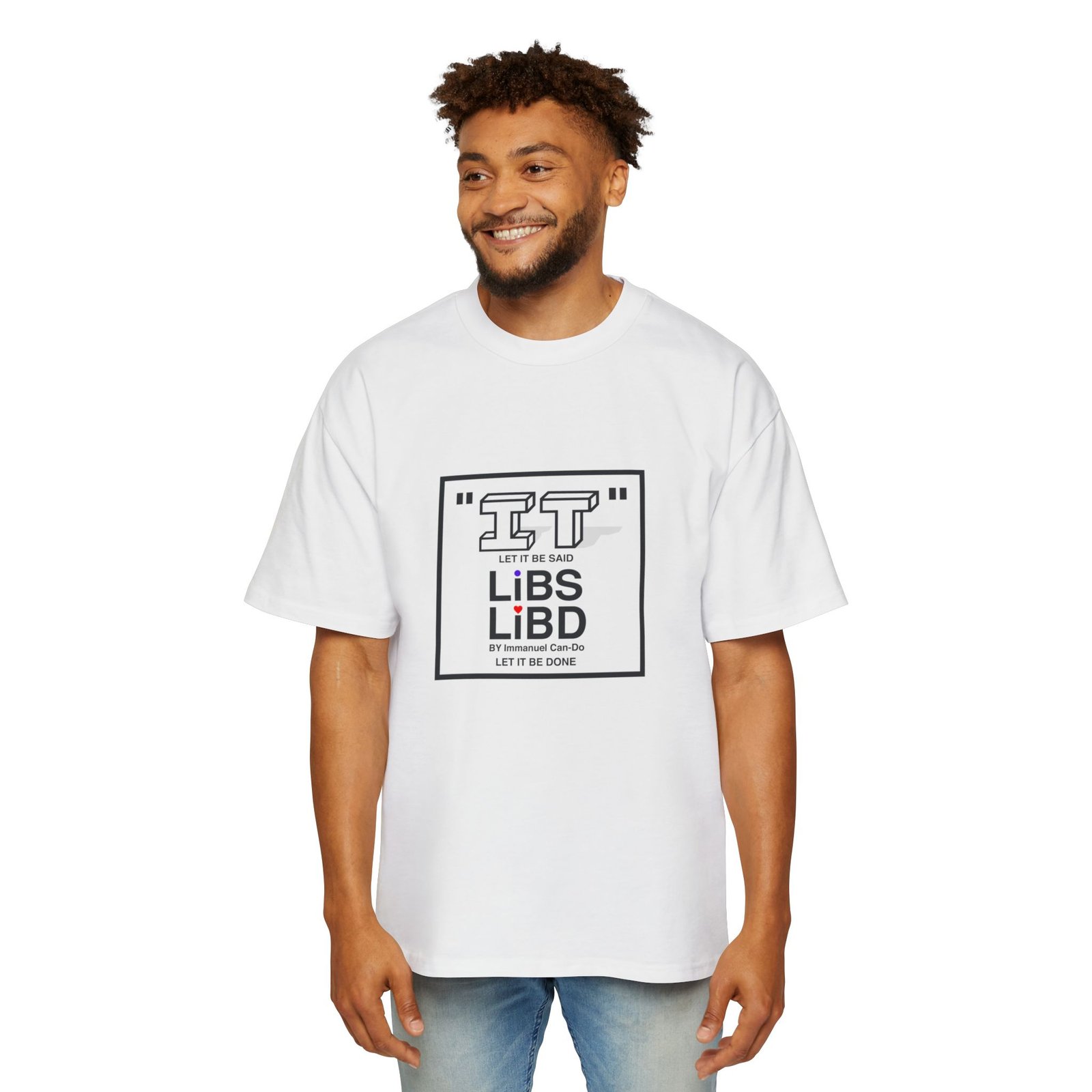 T-Shirt — "IT" Libs Libd Minimalist Graphic Tee - Image 3