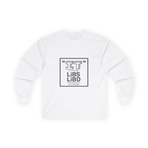 "IT" Graphic Long Sleeve Tee — Minimalist Quote Shirt