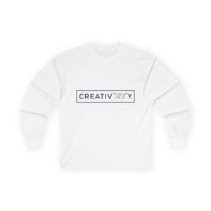 Creativity Box Long Sleeve Tee — Minimalist Graphic Shirt